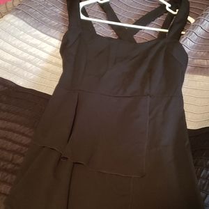 Mini dress crisscross laceup back NWOT